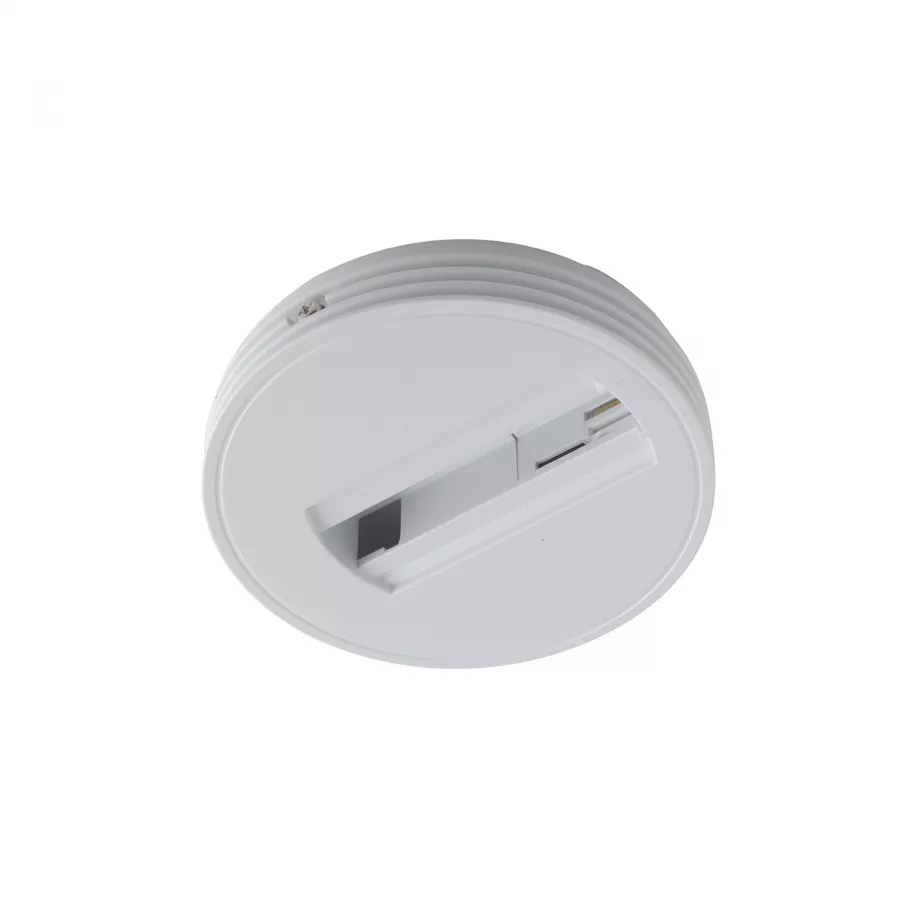 Base Tonda Per Faro In Alluminio Bianco Radius Light