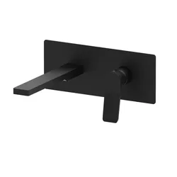 Miscelatore incasso lavabo 25x10cm nero opaco bocca 24cm - Tilt di Paffoni