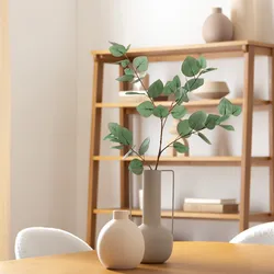 Stelo di eucalipto artificiale 97h cm verde