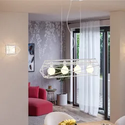 Lampada a sospensione da interno 106x150h cm in metallo bianco opaco
