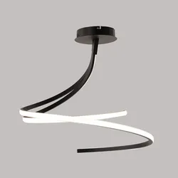 Plafoniera 60x58 cm in alluminio nero goffrato