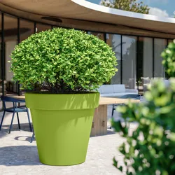 Vaso tutta capienza rotondo 100 cm in polietilene verde kiwi - Svizh