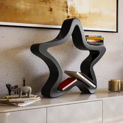 Espositore a forma di stella in polietilene grafite