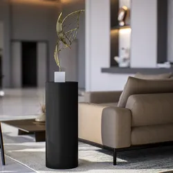 Espositore a colonna 90 h cm in polietilene grafite