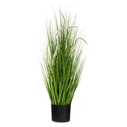 Pianta artificiale mazzo di erba 100h cm in vaso