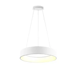 Lampada da soffitto 60x150 cm in alluminio bianco goffrato