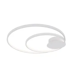 Plafoniera da interno Ø 61,5 cm in alluminio bianco