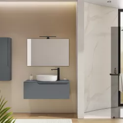 Lavandino bagno sospeso o appoggio 80 cm Vignoni Simas Spa