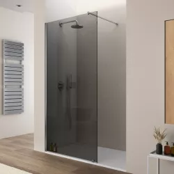 Barra universale per Walk-In porta sapone e asciugamani 160 cm cromo  riducibile