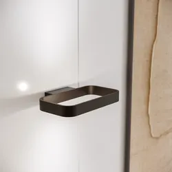 Applique luce naturale 24 cm in alluminio marrone