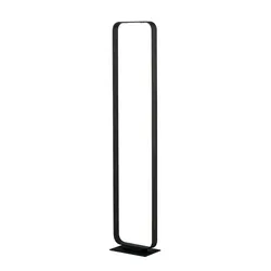 Piantana luce calda 114 cm in alluminio marrone