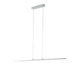 Lampada da soffitto a luce calda 150 cm in alluminio bianco goffrato
