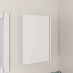 Pensile bagno sospeso 35 cm bianco opaco - Portland