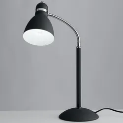 Lume 52 cm con diffusore orientabile in metallo nero