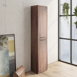 Mobile multiuso 44x217h cm noce brera con 2 ante - Historic brown