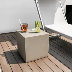 Cubo multiuso per esterni 35 h cm in polietilene tortora - Kubbot