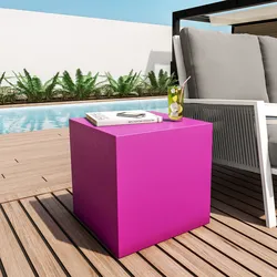 Cubo multiuso per esterni 45 h cm in polietilene viola - Kubbot