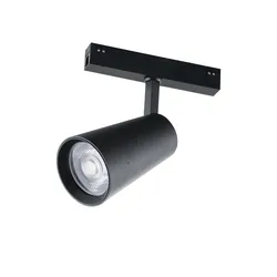 Faro luce spot orientabile luce naturale 16,15x2,8x19,7h cm in alluminio nero opaco - Power
