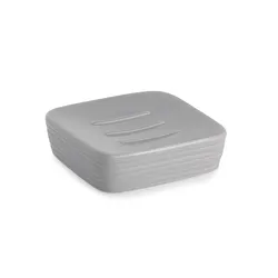 Portasapone in ceramica grigio - Kelly di Gedy