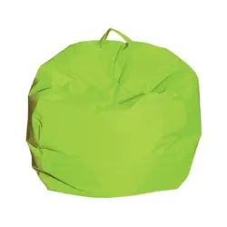 Poltrona pouf imbottito 65 cm a sacco verde per interni e per esterni