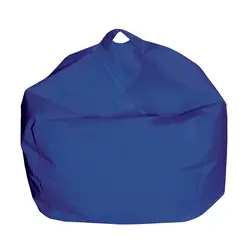 Poltrona pouf a sacco 65 cm bianco cuscino per interni o per esterni