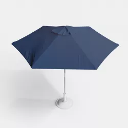 Telo di ricambio per ombrellone Gallipoli rotondo 2,5 m in poliestere blu navy