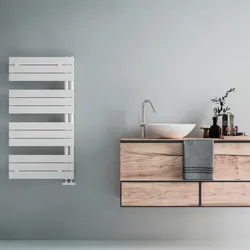 Termoarredo 1130X600 bianco in acciaio tubi piatti - Alba di Lazzarini