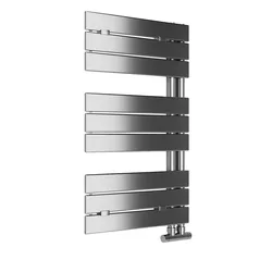 Termoarredo 830X500 cromo in acciaio tubi piatti - Alba di Lazzarini