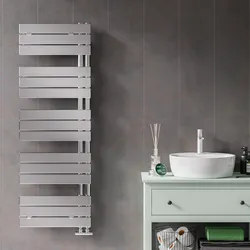 Termoarredo 1430X500 cromo in acciaio tubi piatti - Alba di Lazzarini