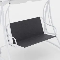 Telo di ricambio per seduta e schienale dondolo in poliestere antracite - Argentario