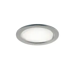 Lampada da incasso 6,5x1,8 cm in termoplastica silver