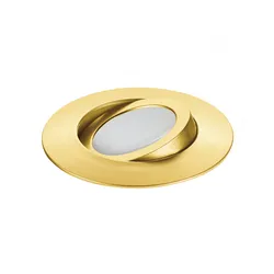 Incasso orientabile 9x2,5 in policarbonato color oro