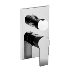 Miscelatore incasso doccia 2 uscite acciaio inox cromato - Tango di Paffoni