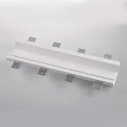 Sistema componibile per faretto incasso 40x11 cm in gesso bianco - Luz