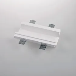 Sistema componibile per faretto incasso 20x11 cm in gesso bianco - Luz