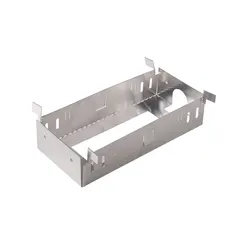 Cassa di derivazione per faretto segnapasso 11,7x30,5 cm in alluminio