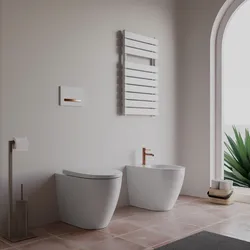 Sanitari filomuro con sedile SoftClose a sgancio rapido Serie iCon - Geberit