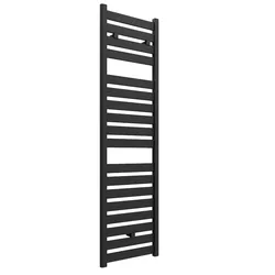 Termoarredo matt black tubo piatto 1420X500 - Capri di Lazzarini