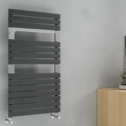 Termoarredo antracite 952X550 barra portasciugamano inclusa - Torino di Lazzarini