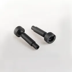 Set di 2 basette per supporto lineare modulabile nero