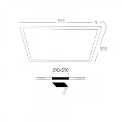 INTEC LIGHT PANNELLO LED PANEL