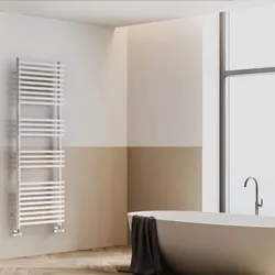 Termoarredo tubi piatti 1400X500 bianco elettrificabile - Trapani di Lazzarini