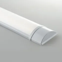 Barra ultra sottile a LED integrato 60 cm in alluminio bianco