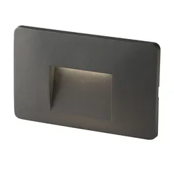 Segnapassi 13,5x8,5 cm in policarbonato antracite