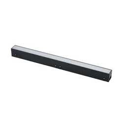 Lampada led luce calda 89,8 cm in alluminio pressofuso nero opaco - Power