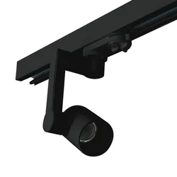 Faro binario 5,4x14 cm in metallo nero satinato - Radius