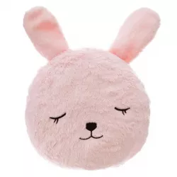 Cuscino rotondo 27 cm a forma di coniglio rosa - Kids