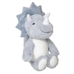 Peluche a forma di dinosauro 32h cm in velluto grigio - Kids