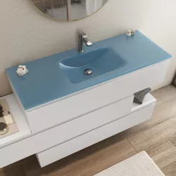 Piletta click-clack universale lavabo o bidet con vite blocco e raccordo e  tappo in ceramica bianco