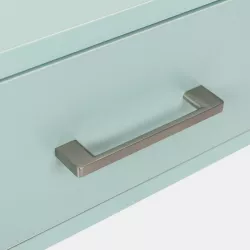 Comodino 50 cm in legno celeste con un cassetto - Enkart